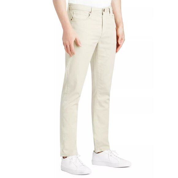 NWT Monfrere Brando Parisian Luxe Pants Light Khaki/ Mens 33 x 31